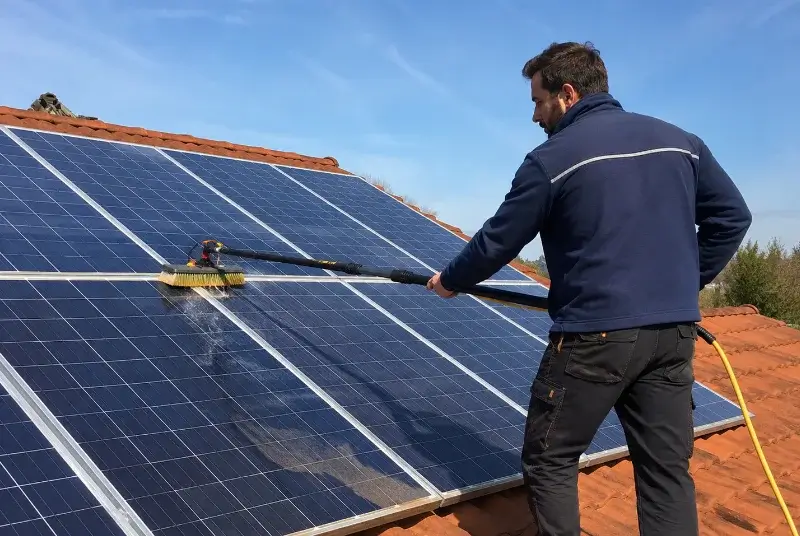 Nettoyage et entretien de panneaux solaires à Lapeyrouse-Fossat